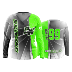 1901 FD Womens V-Neck Longsleeve-FLO INK + $5