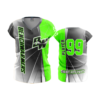 1901 FD Womens V-Neck Capsleeve-FLO INK + $5