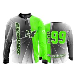 1915 FD Quarter Zip Batting Jacket LS-FLO INK + $5
