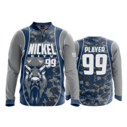 1920 FD Quarter Zip Batting Jacket LS