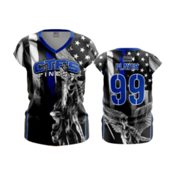 1913 FD Womens V-Neck Capsleeve