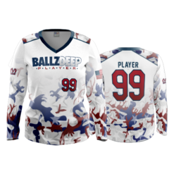 1918 FD Womens V-Neck Longsleeve