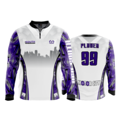 1109 FD Quarter Zip Batting Jacket LS