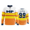 1934 FD Quarter Zip Batting Jacket LS
