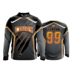 559 FD Quarter Zip Batting Jacket LS