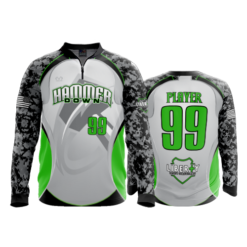 1563 FD Quarter Zip Batting Jacket LS