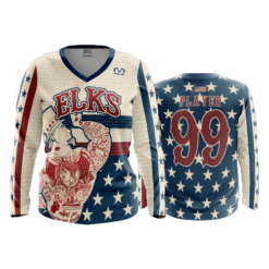 1914 FD Womens V-Neck Longsleeve