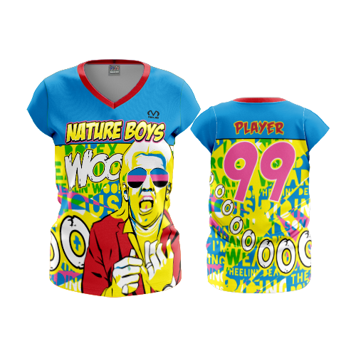 1930 FD Womens V-Neck Capsleeve