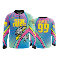 993 FD Quarter Zip Batting Jacket LS