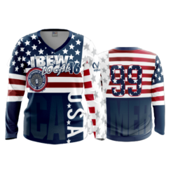 1954 FD Womens V-Neck Longsleeve