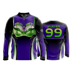 1592 FD Quarter Zip Batting Jacket LS