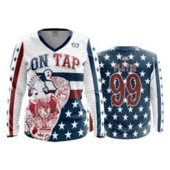1963 FD Womens V-Neck Longsleeve