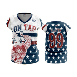 1963 FD Womens V-Neck Capsleeve