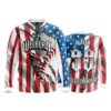 1971 FD Quarter Zip Batting Jacket LS