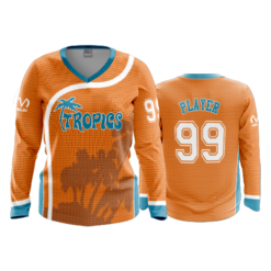 1957 FD Womens V-Neck Longsleeve