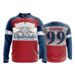 1974 FD Quarter Zip Batting Jacket LS