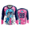 1970 FD Womens V-Neck Longsleeve
