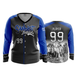 1964 FD Womens V-Neck Longsleeve