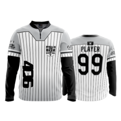 1976 FD Quarter Zip Batting Jacket LS