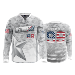 1979 FD Quarter Zip Batting Jacket LS