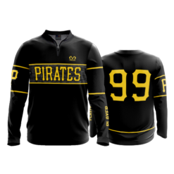 1987 FD Quarter Zip Batting Jacket LS