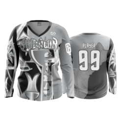 499 FD Womens V-Neck Longsleeve