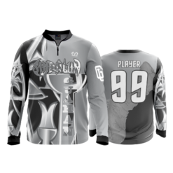 499 FD Quarter Zip Batting Jacket LS