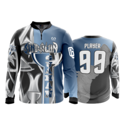 499 FD Quarter Zip Batting Jacket LS