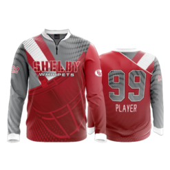 545 FD Quarter Zip Batting Jacket LS
