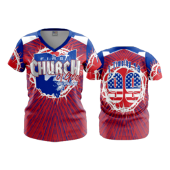 1468 FD Womens V-Neck