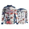 1335 FD Quarter Zip Batting Jacket LS