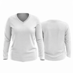 WOMENS VNECK LS - ADD ON