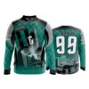 1999 FD Quarter Zip Batting Jacket LS