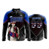 490 FD Quarter Zip Batting Jacket LS