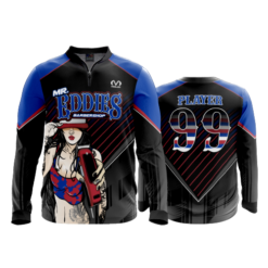 490 FD Quarter Zip Batting Jacket LS