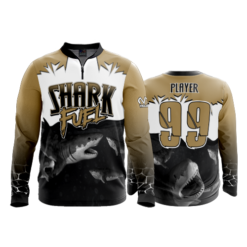 490 FD Quarter Zip Batting Jacket LS