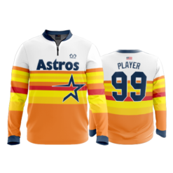 2029 FD Quarter Zip Batting Jacket LS