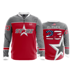 1259 FD Quarter Zip Batting Jacket LS