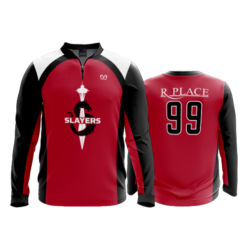 1734 FD Quarter Zip Batting Jacket LS