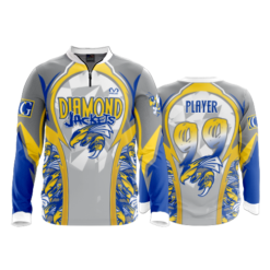 2045 FD Quarter Zip Batting Jacket LS