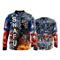 994 FD Quarter Zip Batting Jacket LS