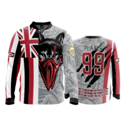 918 FD Quarter Zip Batting Jacket LS