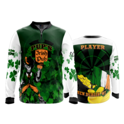 2059 FD Quarter Zip Batting Jacket LS