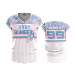 2063 FD Womens V-Neck Capsleeve