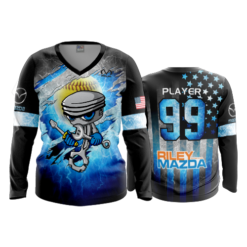 2061 FD Womens V-Neck Longsleeve