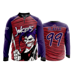 2038 FD Quarter Zip Batting Jacket LS