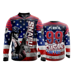 994 FD Quarter Zip Batting Jacket LS
