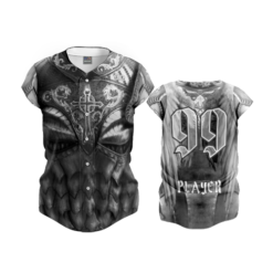 770 FD ProTek Womens Full Button Down