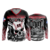 2073 FD Womens V-Neck Longsleeve