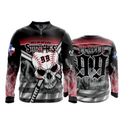 2073 FD Quarter Zip Batting Jacket LS